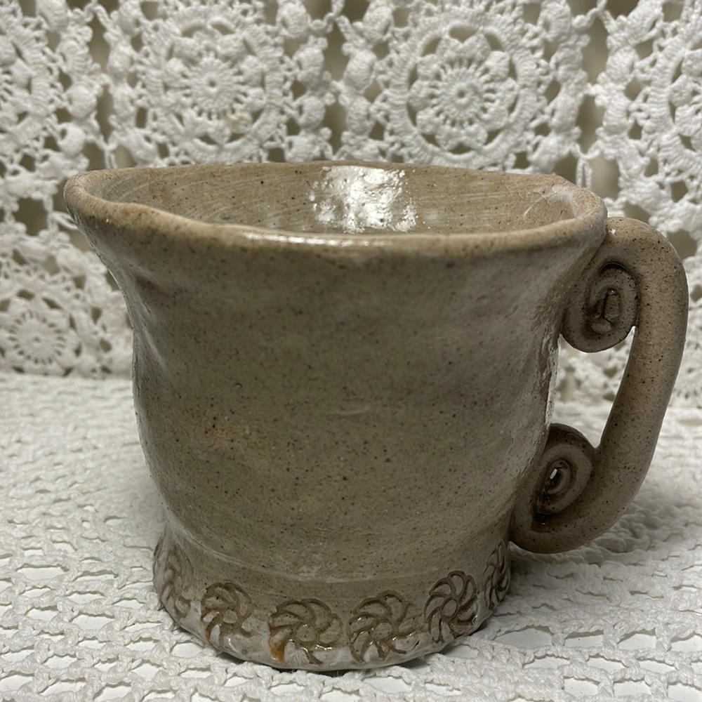 Handcrafted pottery mug